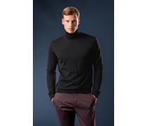 Rollkragen-Pullover Donte in Schwarz