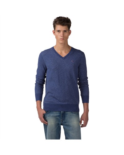 George V-Ausschnitt Pullover