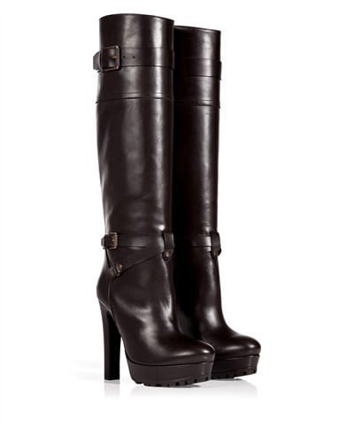 Mahogany Leather Barton Boots