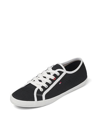 Sneaker VICTORIA 2A von Tommy Hilfiger in schwarz für Damen. Gr. 37,38,39,40,41