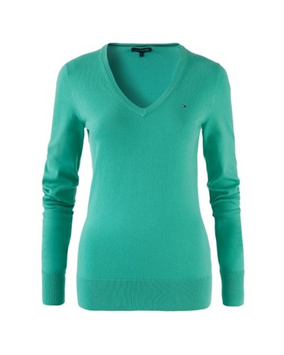 Pullover, Farbe türkis