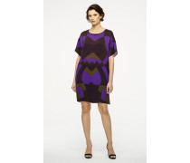 Print-Kleid aus Crêpe