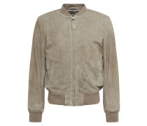 Leder-Bomberjacke