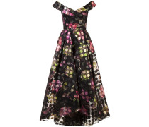 Schulterfreies Kleid - Schwarz