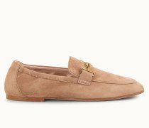 Loafer aus Veloursleder