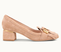Pumps aus Veloursleder