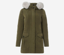 Parka mit Fuchspelzbesatz, Passform Slim