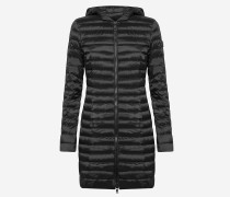 Lange, superleichte Daunenjacke, daunendicht