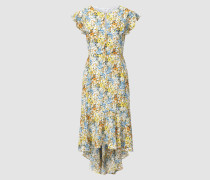 Langes Kleid mit Blütenprint