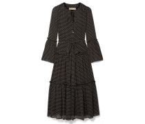 Gestuftes Midikleid
