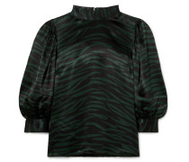 Bluse aus Satin