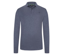 Langarm Poloshirt