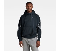 Sleeve Graphics Oversized Hoodie