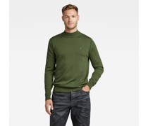 Premium Core Mock Turtle Knitted Pullover