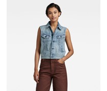 Slim Denim Vest