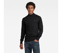 Premium Core Mock Neck Knitted Pullover