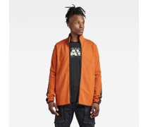 Lightweight Logo Tape Zip Through Sweatshirt