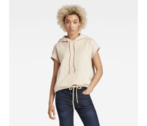 Relaxed Short Sleeve Hoodie
