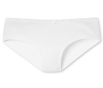 Schiesser Bikini Hipster Micro-Qualität mit Spitze weiß