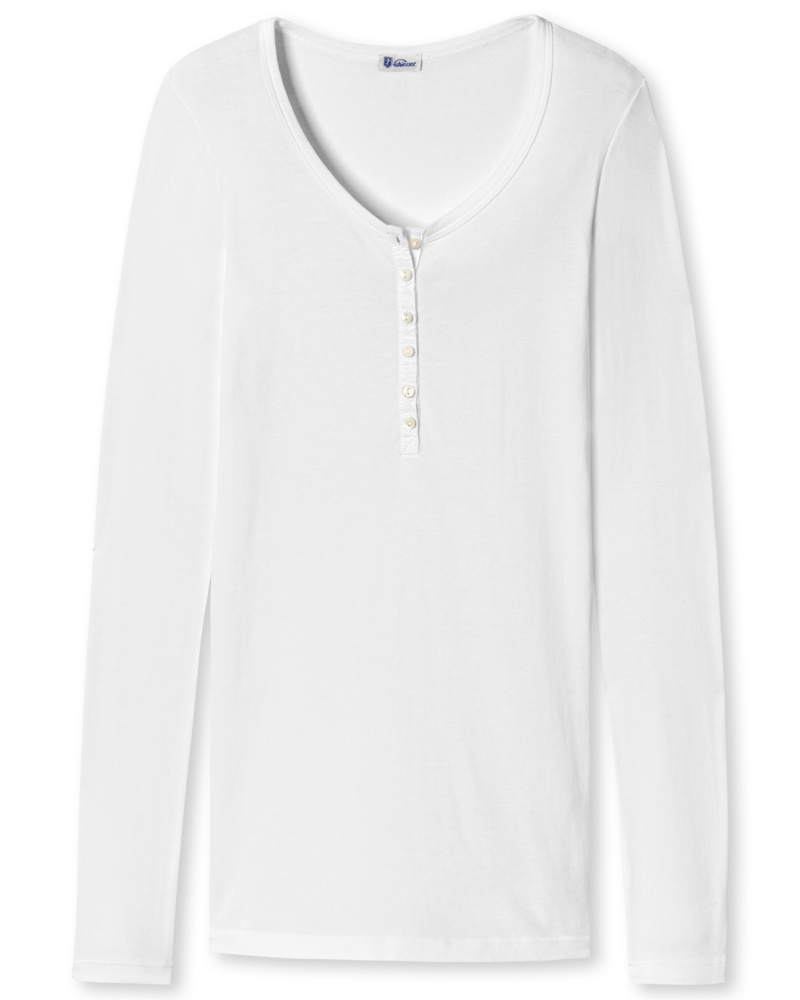Schiesser Damen Schiesser Shirt langarm weiß