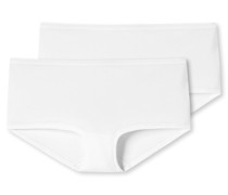 Schiesser Shorts 2er-Pack Organic Cotton weiß