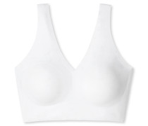 Schiesser Bustier Microfaser herausnehmbare Pads weiß