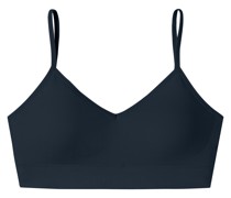 Schiesser Bustier mit Cups V-Ausschnitt matt dunkel