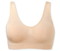 Schiesser Bustier nahtlos sand -eamless light