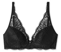 Schiesser Soft BH mit Schale bügellos Spitze Lurex