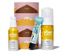 Holiday Pore Score Pflege Set – Full-Size Primer, Mini Reinigungsschaum chaum-Toner und Tonerde-M
