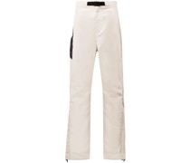 belted straight-leg track pants