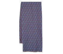 Jacquard-Schal mit Cavallino Rampante