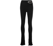 Leggings aus geripptem Strick