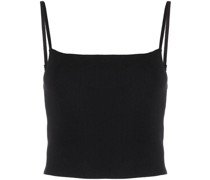 Geripptes Cropped-Oberteil