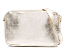 Schultertasche in Metallic-Optik