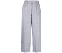 Leinenhose mit weitem Bein