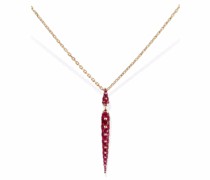 18kt Merveilles Icicle Rotgoldhalskette