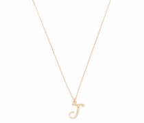 18kt Enchanted Twig Alphabet J Gelbgoldhalskette