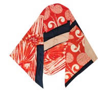 Seidenschal mit grafischem Print