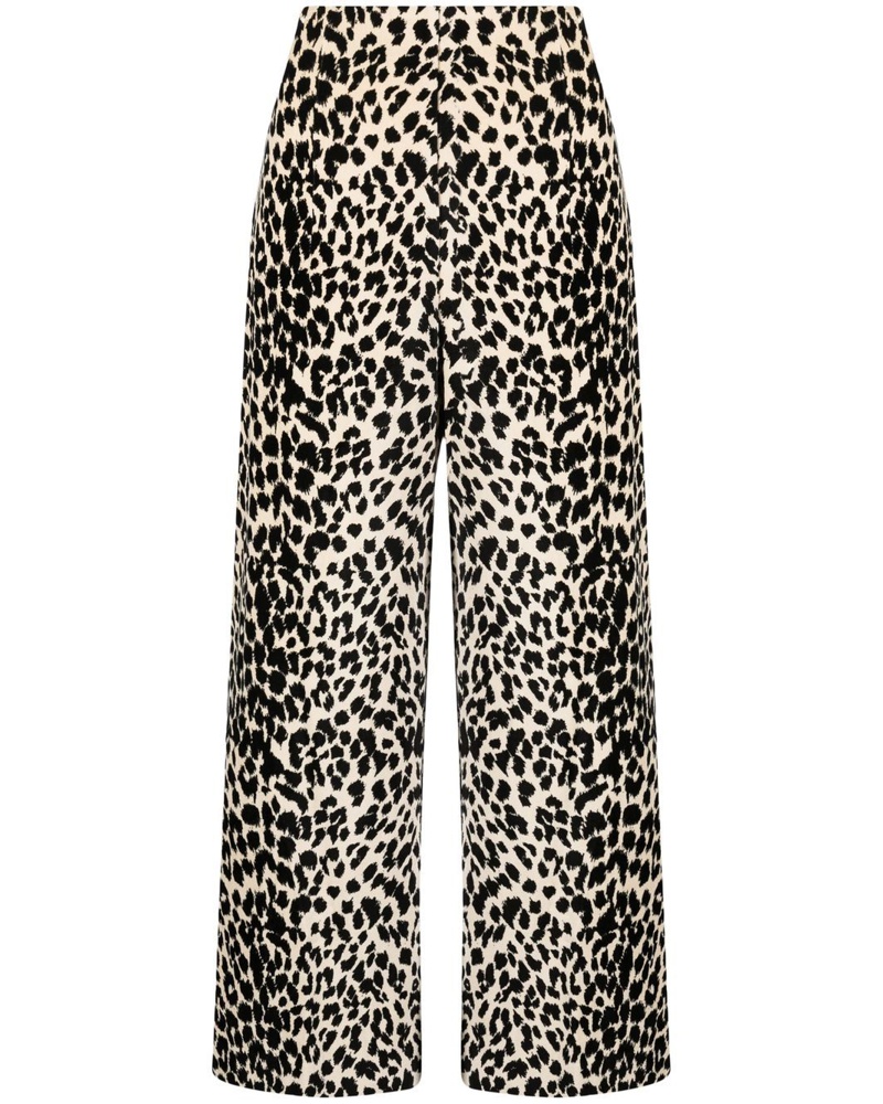 BATSHEVA Damen Hose mit Leoparden-Print