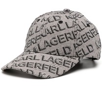 Baseballkappe mit Logo-Print