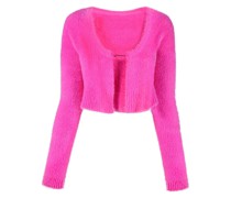 La Maille Cropped-Cardigan