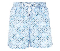 Madeira Badeshorts mit Pool-Print