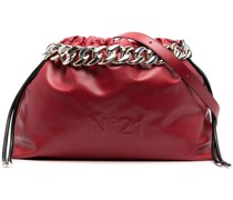 Schultertasche mit Kordelzug