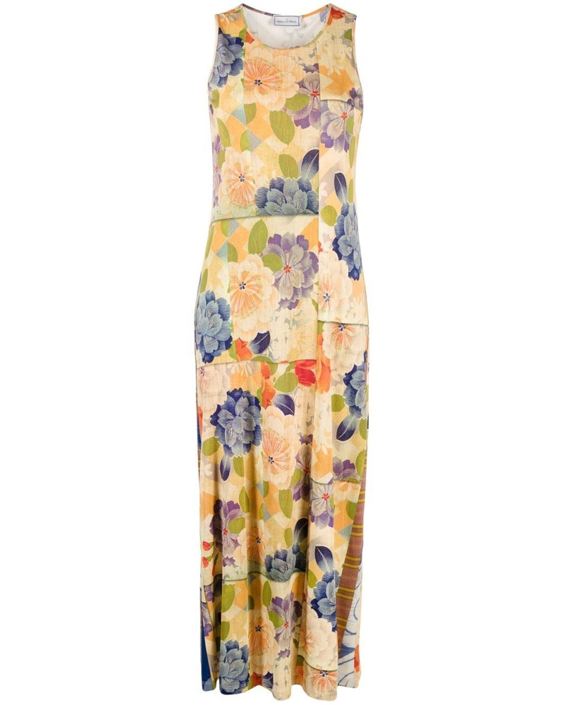 Pierre-Louis Mascia Damen Trägerkleid mit Blumen-Print Pierre-Louis Mascia Damen Trägerkleid mit Blumen-Print