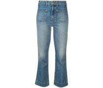 Jeans mit aufgesetzten Taschen