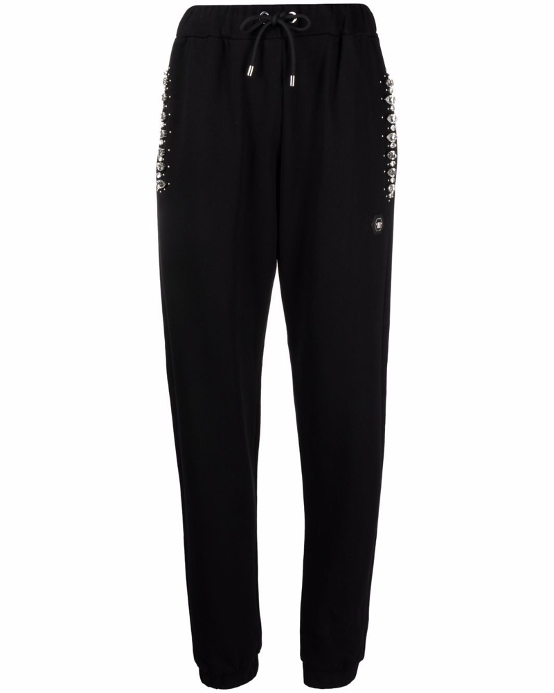 Philipp Plein Damen Jogginghose mit Kristallen