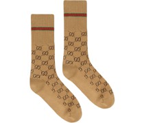 Socken mit GG-Muster