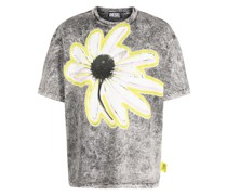 Ausgeblichenes T-Shirt mit Print