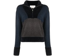 Pullover in Colour-Block-Optik